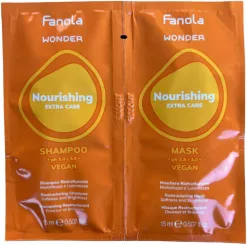Tester Sampon + Masca – Wonder Nourishing Shampoo + Mask 15ml – Fanola