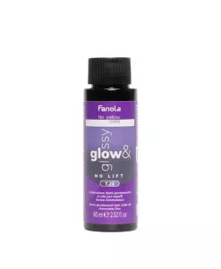 Vopsea de Par Demi-permanenta Toner Anti-Galben Cenusiu Violet – No Yellow Glow&Glossy T.12 Ash Violet 60ml – Fanola
