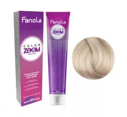 Vopsea de Par Permanenta - Color Zoom 10 Minute 10.01 Blond Cenusiu Natural Platinat - Fanola