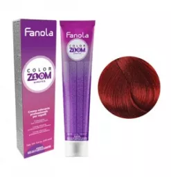 Vopsea de Par Permanenta - Color Zoom 10 Minute 7.66 Blond Rosu Intens - Fanola