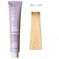 Vopsea de Par Permanenta - Creative Conditioning Permanent Colour 10.0/10NN Blond Platinat Foarte Deschis - Milk Shake