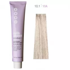 Vopsea de Par Permanenta - Creative Conditioning Permanent Colour 10.1/10A Blond Cenusiu Platinat Deschis - Milk Shake