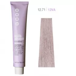 Vopsea de Par Permanenta - Creative Conditioning Permanent Colour 12.71/12VA Cenusiu Violet - Milk Shake