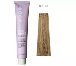 Vopsea de Par Permanenta - Creative Conditioning Permanent Colour 8.1/8A Blond Cenusiu Deschis - Milk Shake