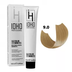 Vopsea de Par Permanenta Fara Amoniac - Color 11 Minutes 9.0 Blond Foarte Deschis - IOHO Professional