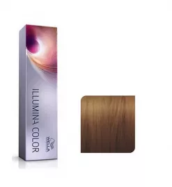 Vopsea de Par Permanenta - Illumina Color 7/35 Blond Mahon Auriu Mediu - Wella