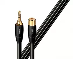 Cablu audio Jack 3.5 mm Male - Jack 3.5 mm Female AudioQuest Tower 0.6 m