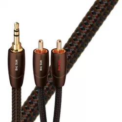 Cablu audio Jack 3.5 mm Male - 2 x RCA AudioQuest Big Sur 0.6 m