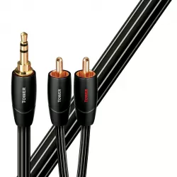 Cablu audio Jack 3.5 mm Male - 2 x RCA AudioQuest Tower 12 m
