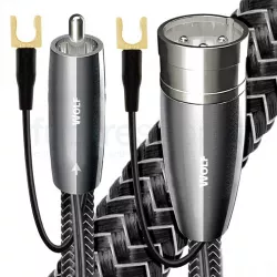 Cablu subwoofer XLR - XLR AudioQuest Wolf 2 m