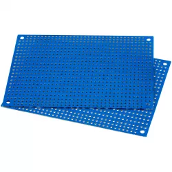 Placa perforata crossover albastra 260-192 | Pereche | 12.70 x 17.78 cm