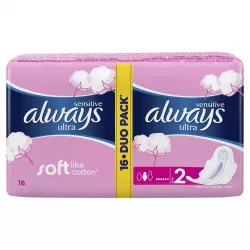 ALWAYS DUO PACK SENSITIVE SUPER PLUS 16 BC