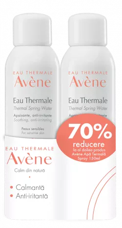 AVENE PROMO APA TERMALA 150ML + 70% RED LA AL DOILEA PRODUS