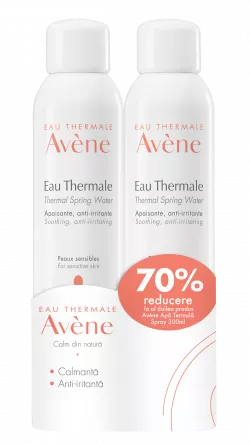 AVENE PROMO APA TERMALA 300ML + 70% RED LA AL DOILEA PRODUS