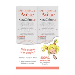 AVENE PROMO XERACALM DEFI A.D. CREMA 200ML + 50% RED LA AL DOILEA PRODUS