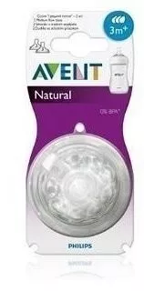 AVENT TETINA 3 ORIFICII 3M+ 2BC