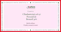 AXA CREMA CU CLINDAMICINA SI PEROXID DE BENZOIL 30G