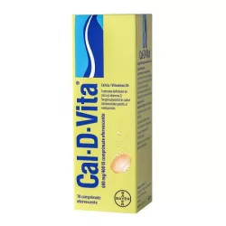 CAL D VITA 600mg/400 UI x 10 COMPR. EFF. FARA CONCENTRATIE BAYER S R L