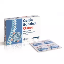 CALCIU SANDOZ OSTEO 1000 mg/880 UI x 30