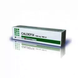 CALDEFIX 1000mg/880UI x 20 COMPR. EFF. 1000mg/880UI RECORDATI ROMANIA S