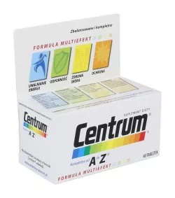 CENTRUM DE LA A LA ZINC 60CP