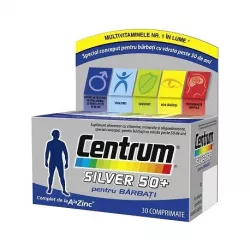 CENTRUM SILVER 50+ PENTRU BARBATI 30 CP