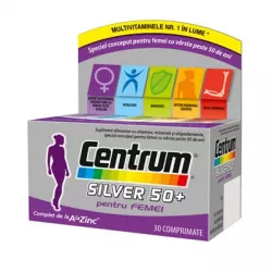 CENTRUM SILVER 50+ PENTRU FEMEI 30CP