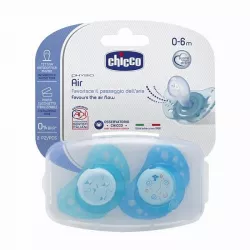 CHICCO SUZETA SILICON PHYSIO AIR 0-6 LUNI 2BUC