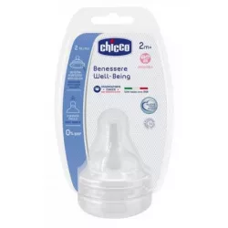 CHICCO TETINE SILICON X 2 BUC 2 LUNI +