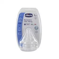 CHICCO TETINE SILICON X 2 BUC 6m+