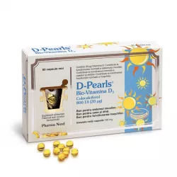 D PEARLS BIO VITAMINA D3 80 CPS