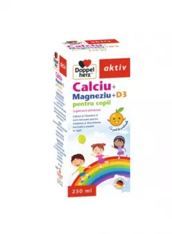 DOPPELHERZ AKTIV CA+MG+D3 SIROP PENTRU COPII 250 ML