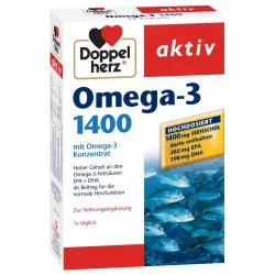 DOPPELHERZ AKTIV OMEGA 3 1400MG 30CAPS