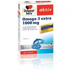 DOPPELHERZ AKTIV OMEGA 3 EXTRA ULEI SOMON 1000MG 60CAPS