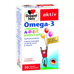 DOPPELHERZ AKTIV OMEGA3 COPII 30CAPS