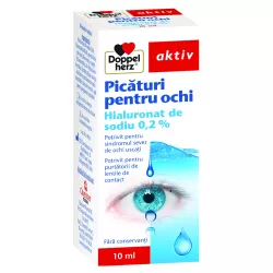 DOPPELHERZ AKTIV PICATURI PENTRU OCHI HIALURONAT DE SODIU 0.2% 10ML