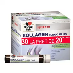 DOPPELHERZ SYSTEM KOLLAGEN 11000PLUS 30 FIOLE LA PRET DE 20