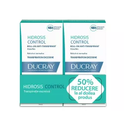 DUCRAY PROMO HIDROSIS CONTROL ROLL-ON 40ML + 50% RED LA AL DOILEA PRODUS