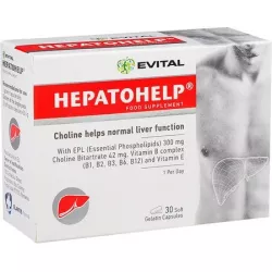EVITAL HEPATOHELP 30CAPS