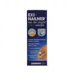 EXINAILNER LAC DE UNGHII 2 IN 1 SOLUTIE 5 ML YOUMEDICAL