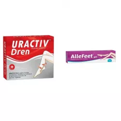 FITERMAN URACTIV DREN 30CAPS PROMO ALLEFEET GEL 45G