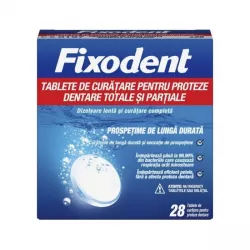 FIXODENT TAB LONG LAST FRESH 28CP