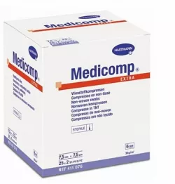 HARTMANN MEDICOMP COMPRESE STERILE 7.5X7.5 25PCSX2BUC