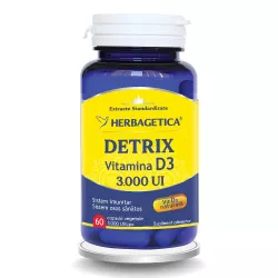 HERBAGETICA DETRIX VITAMINA D3 3000UI 60CPS