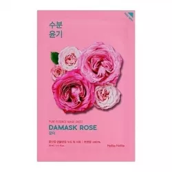 HOLIKA HOLIKA MASCA FACIALA, PURE ESSENCE, CU TRANDAFIR DE DAMASC, 23 mL