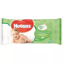HUGGIES ALOE SERVETELE UMEDE 56BUC