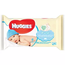 HUGGIES PURE SERVETELE UMEDE 56BUC