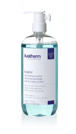 IVATHERM IVAPUR GEL SPUMANT PIELE SENSIBILA MIXTA SAU GRASA 500 ML