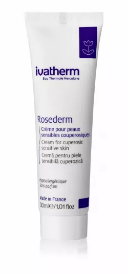 IVATHERM ROSEDERM CREMA PENTRU PIELE CUPEROZICA 30 ML