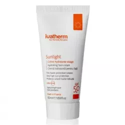 IVATHERM SUNLIGHT CREMA HIDRATANTA PENTRU FATA SPF 50+